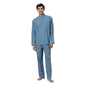 Fabindia Blue Cotton Pyjama Set, Blue (M)