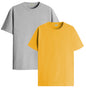 ADRO T Shirts Pack of 2 Mens Tshirts Cotton T Shirts for Men Tshirt T-Shirts Combo T Shirts Tshirts for Men Plain Solid Tshirts