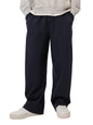 The Souled Store Solids: Deep Navy Blue Mens and Boys Korean Fit Cotton Blend Solid Korean Joggers