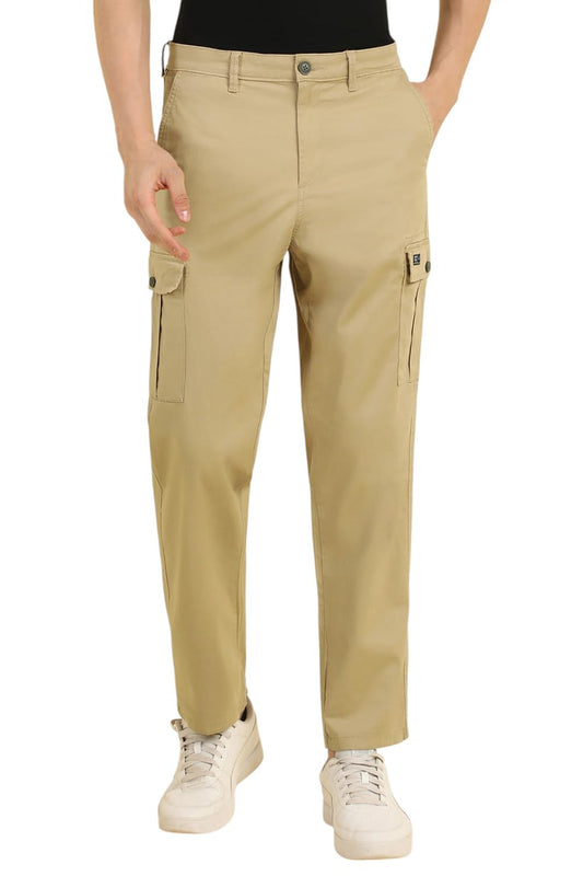 Allen Solly Men Regular Fit Solid Casual Cargo Pants