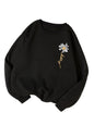 Kotty Women Full Sleeve Round Neck Pinted Sweatshirt