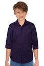 Allen Solly Boys Slim Fit Solid Casual Cotton Polyester Shirt