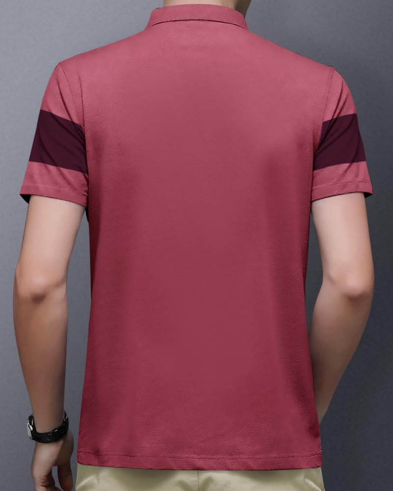 Noble Monk MenS (Combo Pack Of 2) -Regular Fit Polo T Shirt |Half Sleeves |Collar Tshirts |Casual Tshirt