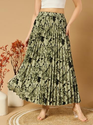 Kzully Crepe Western WomenS Skirts