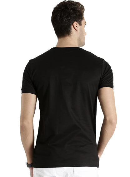 ADRO Astronaut Graphic Design Mens Printed T-Shirts (RNR-M-Moon)