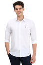 Allen Solly Men Slim Fit Solid Polyester Shirt