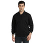 Turtle Men Black/Grey Solid Full Sleeve Nylon Reversible Windcheater Jacket