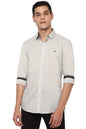 Allen Solly Men Slim Fit Solid Casual Cotton Polyester Shirt