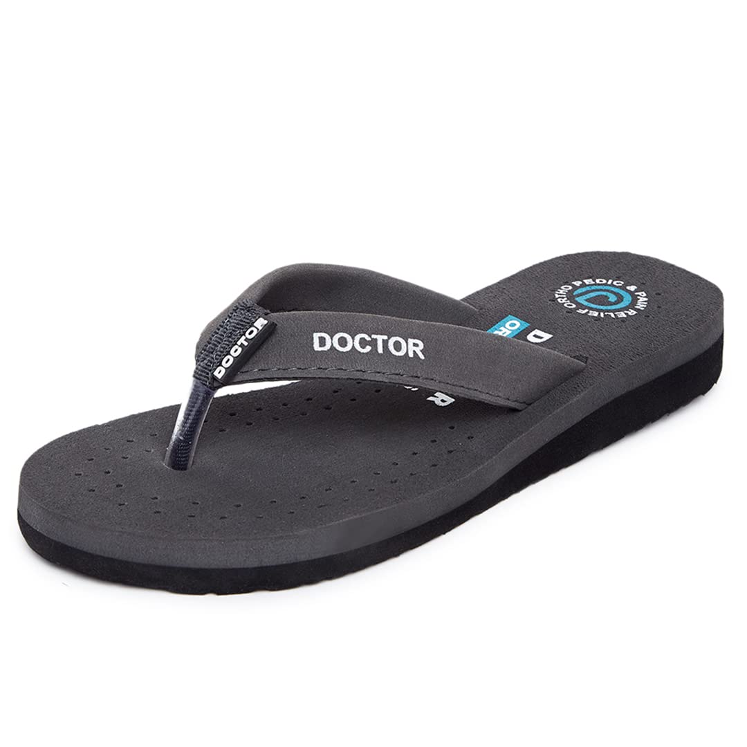 Ortho Joy Doctor Orthopedic Ladies Slippers | Soft Chappal For Women | Comfortable WomemsS Slipper | Mcr Chappals For Women Gre