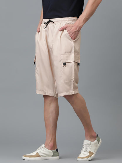 Kotty MenS Cargo Shorts With Multiple Pockets  Ideal For Hiking & Adventure(Beige,Xl)