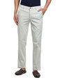 Turtle Men Cotton Stretch Ultra Slim Fit Off White Casual Trouser