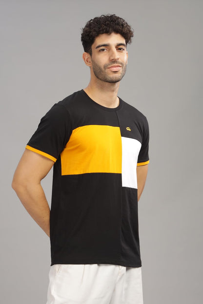 ADRO Tshirt for MenMulti Color T-Shirt for MenCotton T-ShirtMens TshirtRN8-24-BLMUWH
