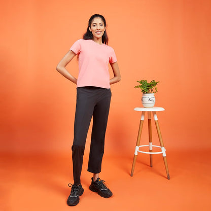 BlissClub Women The Last tee |Stays New for 750+ Days |10X Durable| Round Neck | Womens t-Shirt | Short Sleeves | Hip Covering |