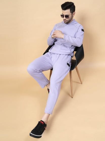 Rigo Cotton Fleece Full Sleeves Oversized Co-ord Set for Men | Printed Hooded Track Suit Set for Men