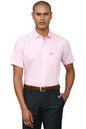 Allen Solly Men Slim Fit Solid Formal Short Sleeve Shirt