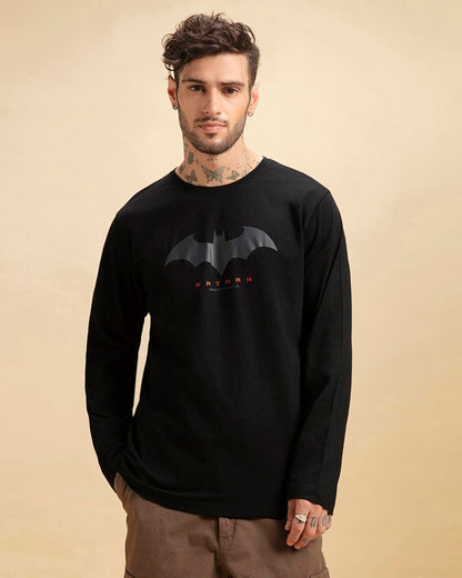 Bewakoof Official DC Merchandise Batman Mens Graphic Printed Regular Fit Half Sleeve Round Neck Cotton T-Shirt