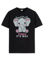 ADRO T Shirts for Boys & Girls | Elephant Printed T-Shirt | Ages 3-14 | 100% Cotton Round Neck Tshirt for Boys |KRN-L2-FINDS-BL-