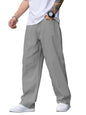 TAGAS Men Mid Rise Relaxed Fit Denim Jeans | Loose Jeans | Baggy Fit Denim Jeanspant | Mdj-22, Cream, 30