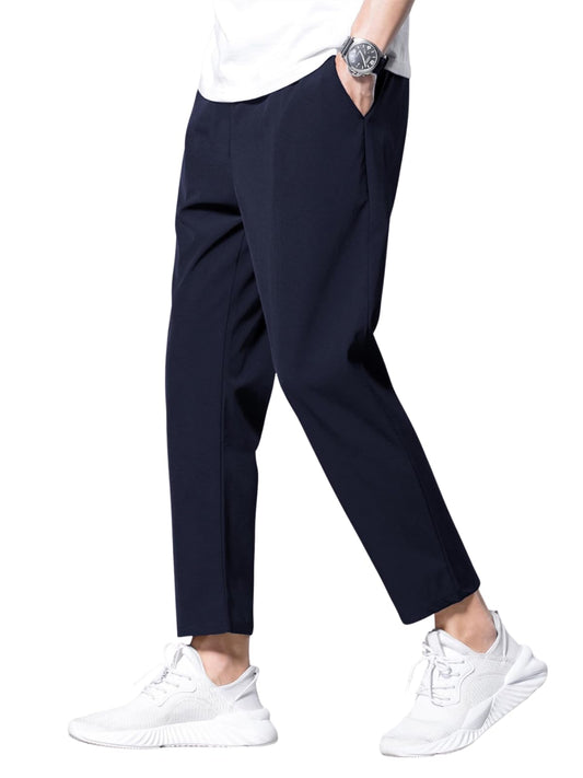 Greciilooks MenS Loose Mid Rise Track Pant | Trouser Pant | Sports | Stylish Blue