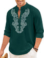 Finivo Fashion MenS Cotton Blend Short Kurta With Full Sleeves And Ethnic Neck Design | Casual Crinkle Texture Kurta With Mandar