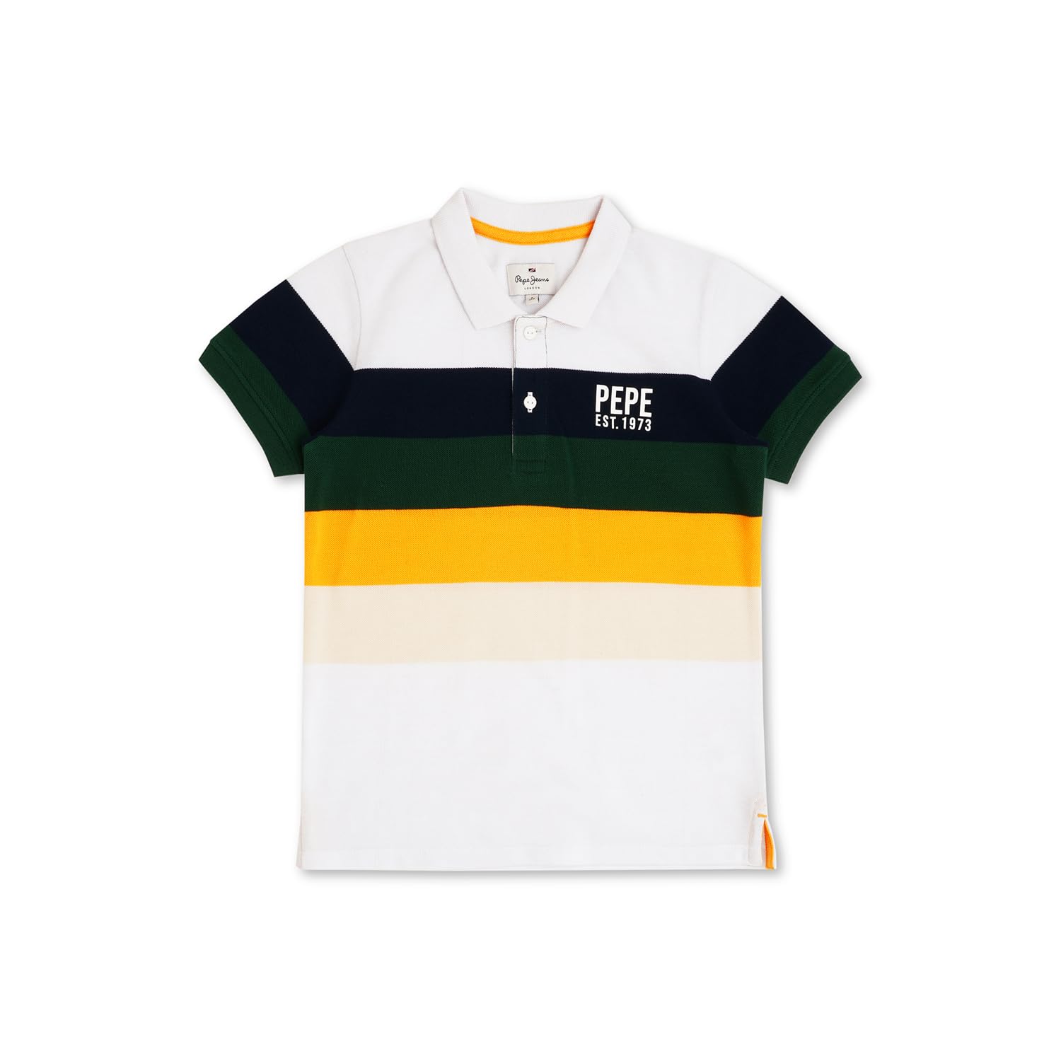 Pepe Jeans BoyS Striped Regular Fit T-Shirt (Pb540943_Navy