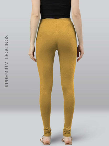 Lyra Premium Viscose Full Length Churidar Leggings For Women