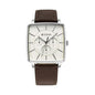 Titan Silver Dial Analog Watch For Men -Nr90147Sl01 Genuine Leather, Green Strap, Dark Green Colour, Free Size, Strap