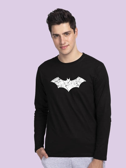 Bewakoof Official DC Merchandise Batman Mens Graphic Printed Regular Fit Half Sleeve Round Neck Cotton T-Shirt