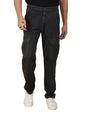 Kotty MenS Solid Multiple Pockets Comfortable And Strechable Cargo Jeans(Black,28)