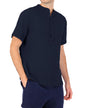 Noble Monk MenS Solid Casual Shirt |Half Sleeve | Regular Fit |Stylish Shirt For Men Navy Blue