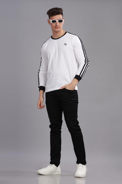 ADRO Full Sleeve Tshirt for Men | Full T Shirt for Men | 100% Slub Cotton Tshirt | Full Sleeve T-Shirt | Mens Full Sleeves T Shi