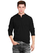 Veirdo Mens Cotton Regular Fit Henley Neck Full Sleeve T-Shirt
