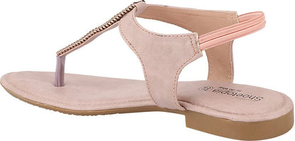 Shoetopia Girls Pink Stylish Trending Flats