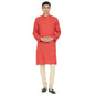 Fabindia Men Dobby Weave Long Kurta Cotton_S