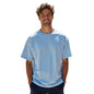 Nobero MenS Solid Oversized Fit T-Shirt (1M-Twts-R0039_Powder Blue