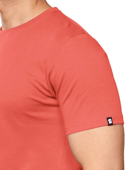 The Souled Store Men Half Sleeve Solid Supima Cotton T-Shirts