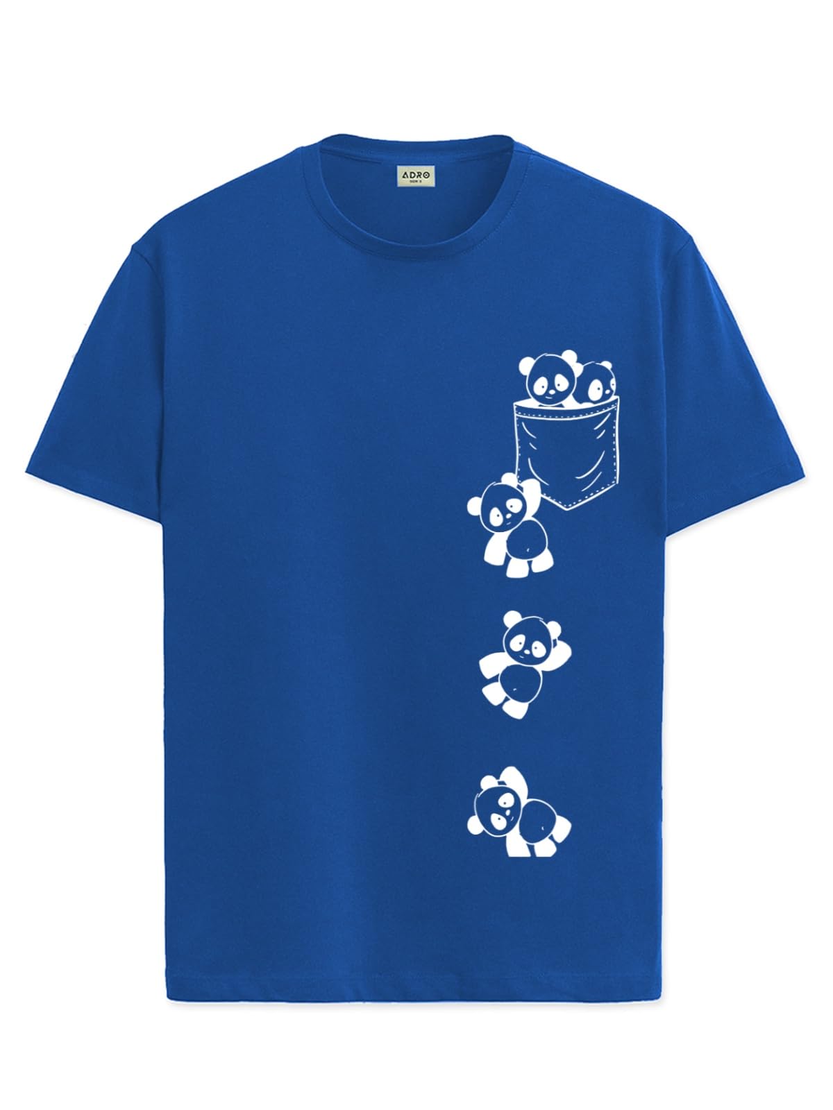 ADRO Tshirt for Men | Printed T Shirt for Men | 100% Cotton T-Shirt |Printed T Shirt | T-Shirts | RN24-POC