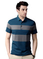 Noble Monk Mens Colorblocked Polo T-Shirt