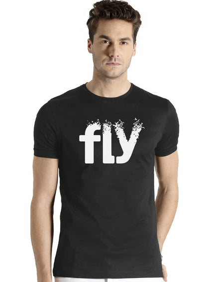 ADRO Fly Mens Cotton Printed T-Shirts (R21-M-FLY)