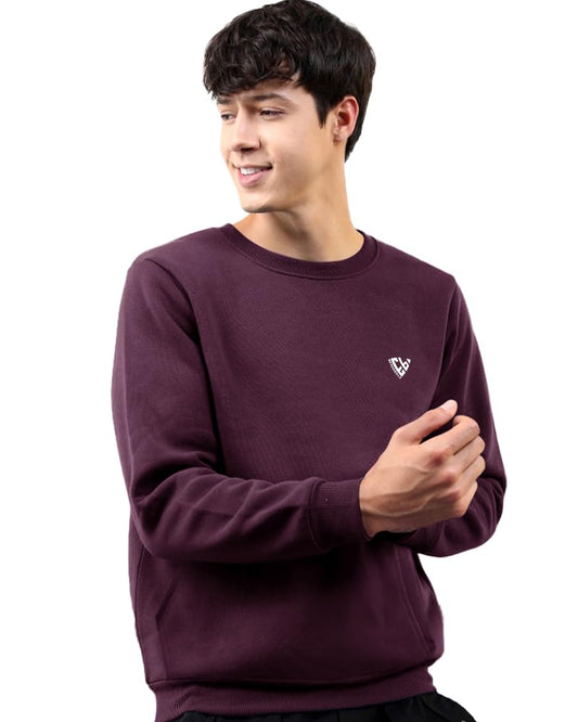 Eyebogler MenS Cotton Blend Round Neck Sweatshirt