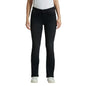 Pimlico Black Mid Waist Flared Softlex Jeans