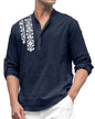 Finivo Fashion MenS Cotton Blend Short Kurta Shirt | Casual Ethnic Wear With Roll-Up Sleeves & Mandarin Collar | Comfortable Fi