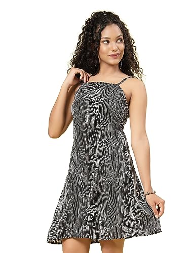 OOMPH! Womens Western & Fusion wear Dresses for Women, Blue - md897