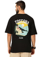 Thomas Scott Mens Oversized Fit T-Shirt (TSKOversized_Black Toscana