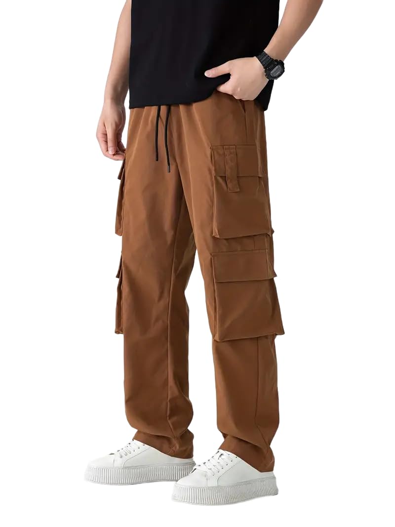 Indoprimo Men Cargo || Men Cargo Pants || Men Cargo Pants Cotton || Cargos For Men || Men Cargo Trouser - Denver (In, Alpha, L,