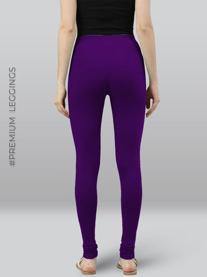 Lyra Premium Viscose Full Length Churidar Leggings For Women