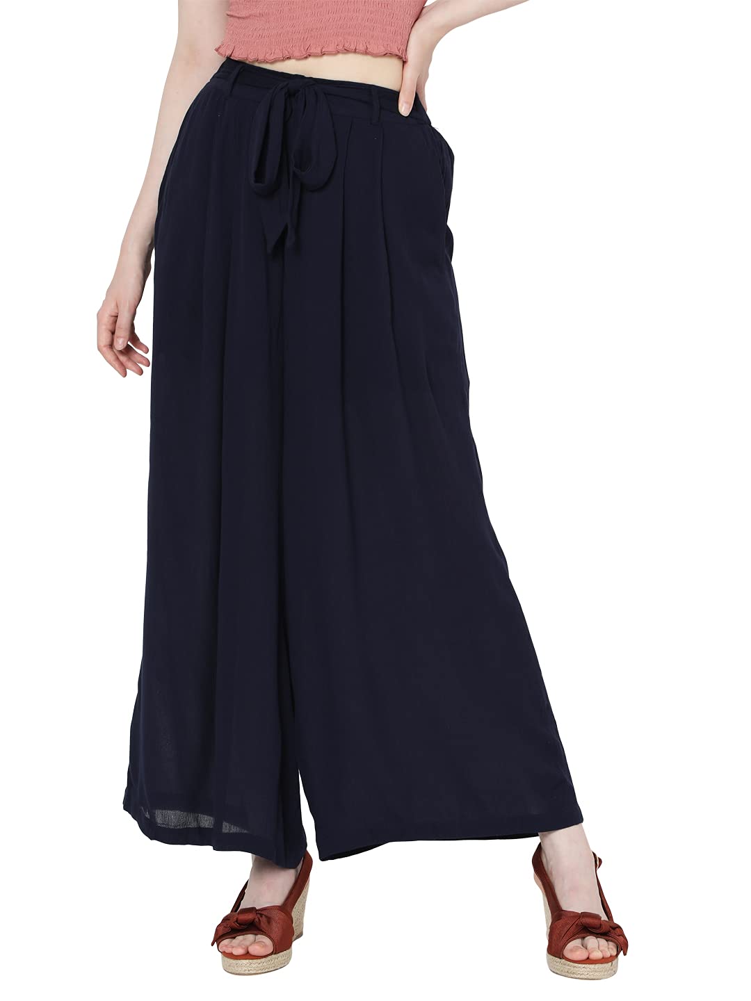 Vero Moda WomenS Culotte Regular Pants (298218704_Faded Rose_L)