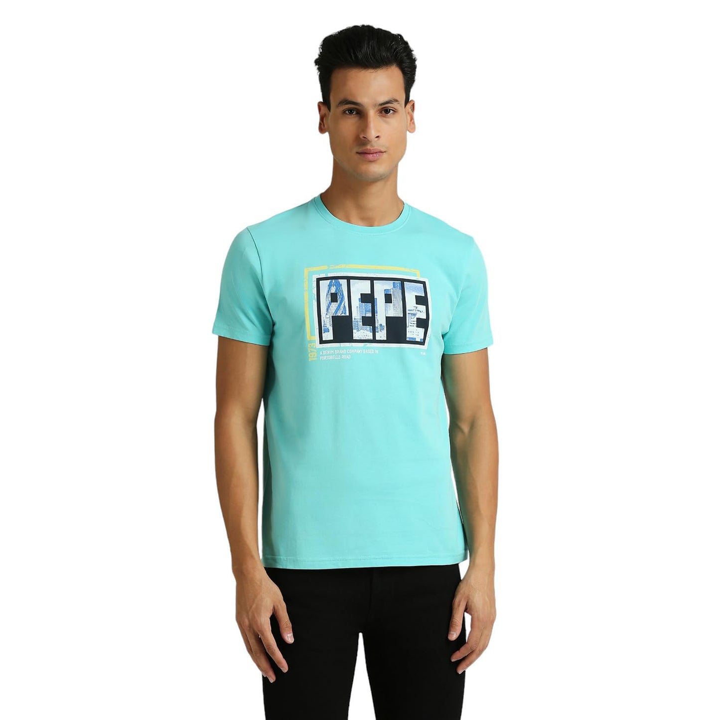 Pepe Jeans MenS Slim Fit T-Shirt (Pm509665_Peach Orange