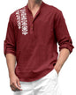 Finivo Fashion MenS Cotton Blend Short Kurta Shirt | Casual Ethnic Wear With Roll-Up Sleeves & Mandarin Collar | Comfortable Fi