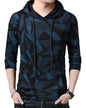 Noble Monk MenS Regular Fit T-Shirt (T410-Bllafb_Black Light Air Force Blue